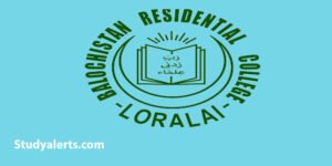 Balochistan Residential College Loralai Admission Entry Test 