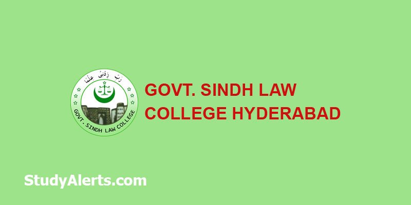 Govt Sindh Law College Hyderabad Admission