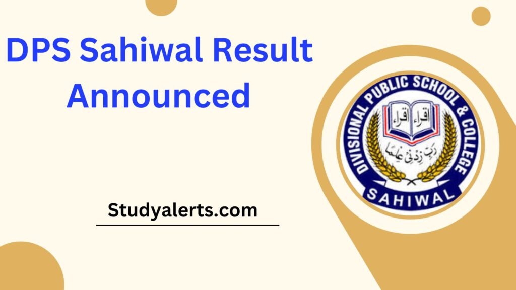 DPS Sahiwal Result Announced