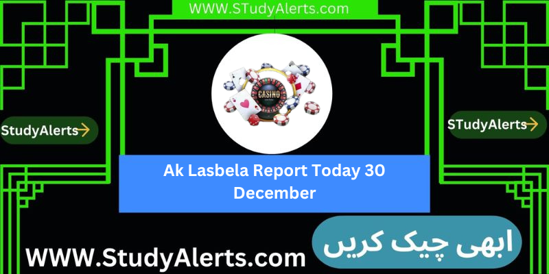 Ak Lasbela Report Today 30 December