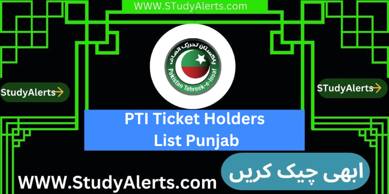 PTI Ticket Holders List Punjab