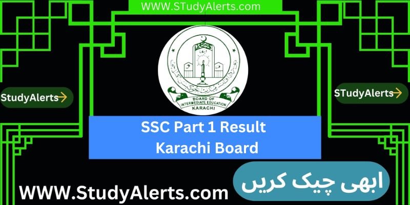 SSC Part 1 Result Karachi Board Class 9